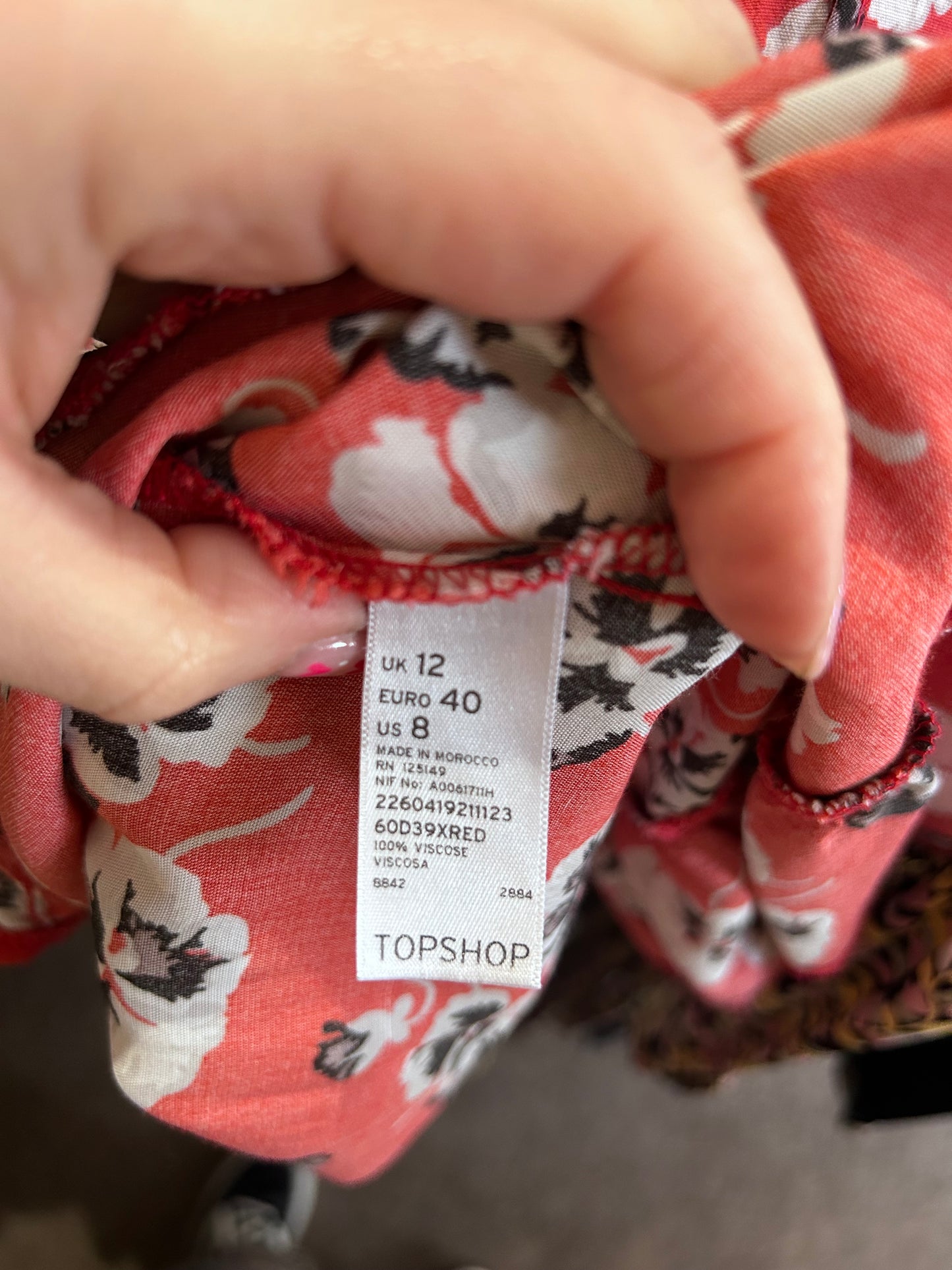 Kate Moss floral wrap dress