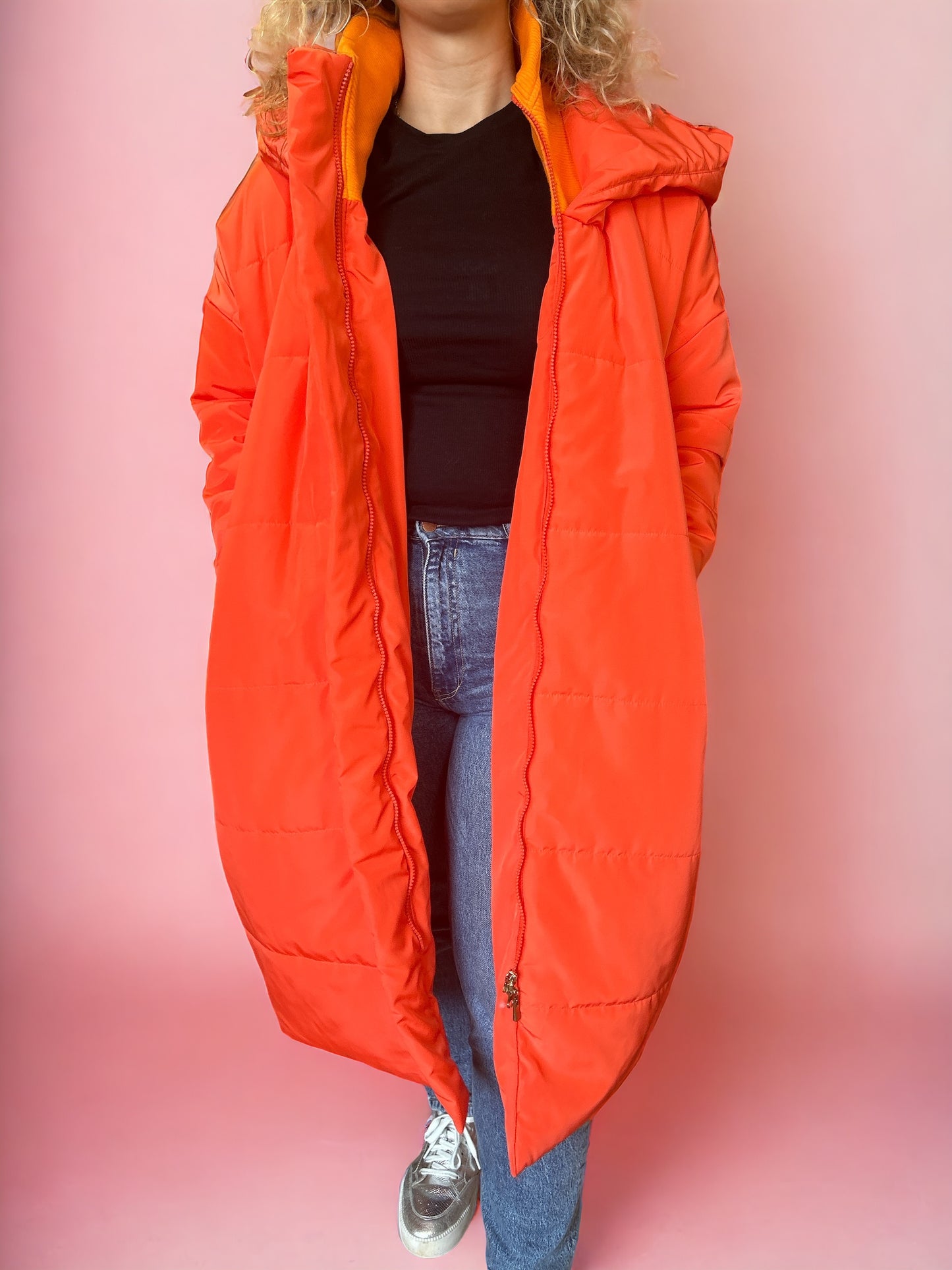 Oversized Orange Coat