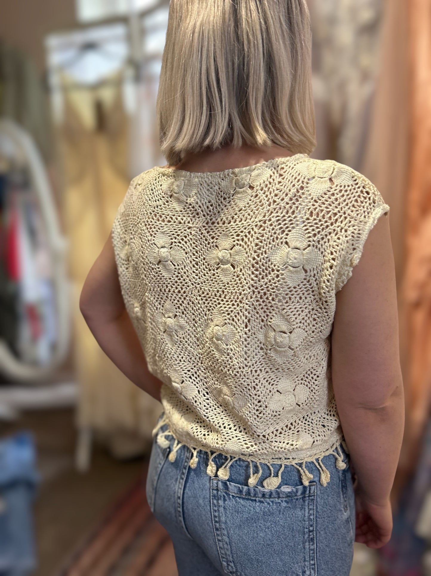 Cotton detailed top
