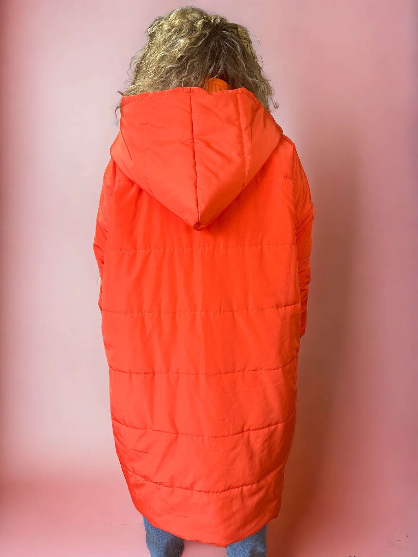 Oversized Orange Coat