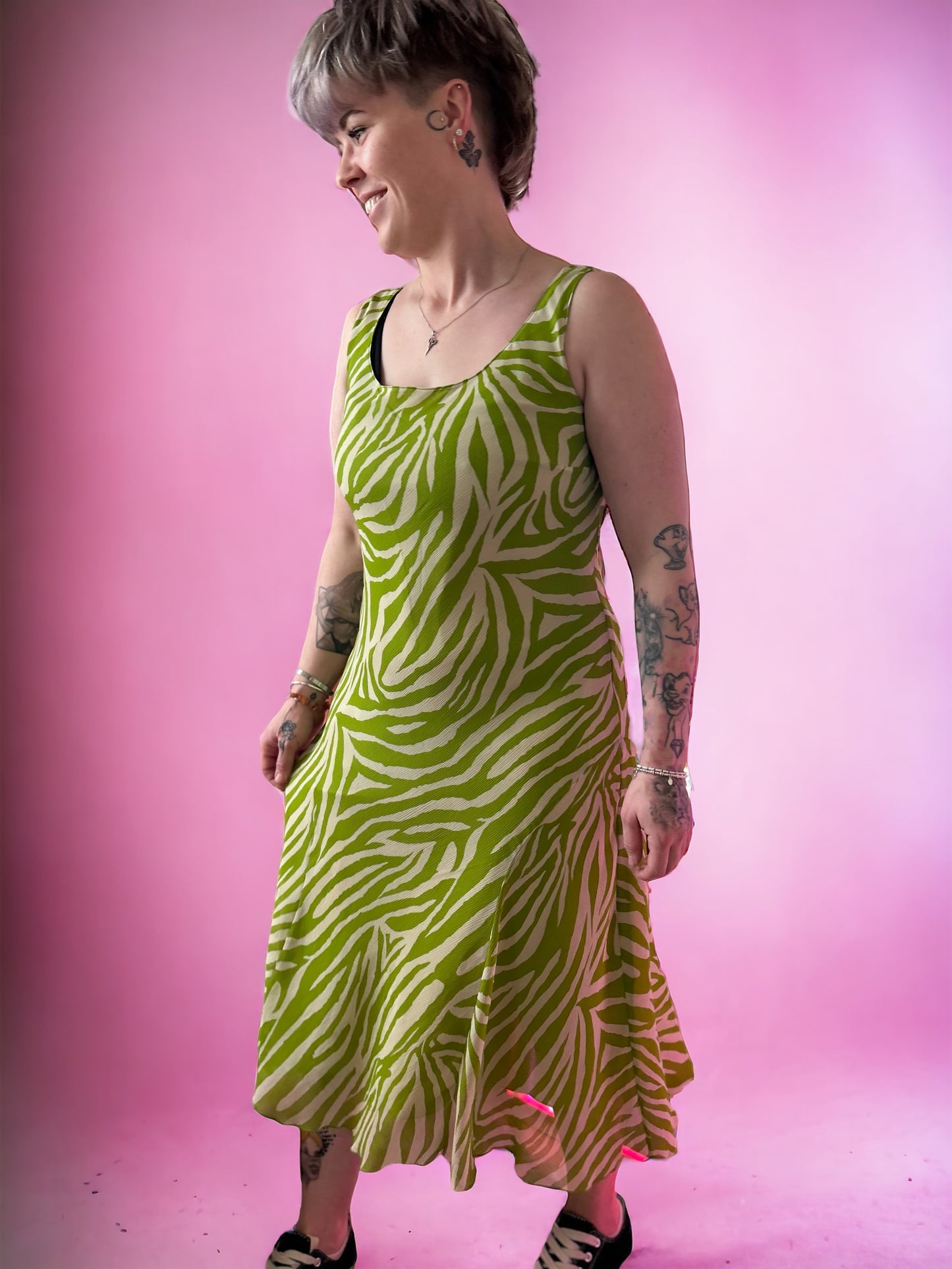 Zebra print dress