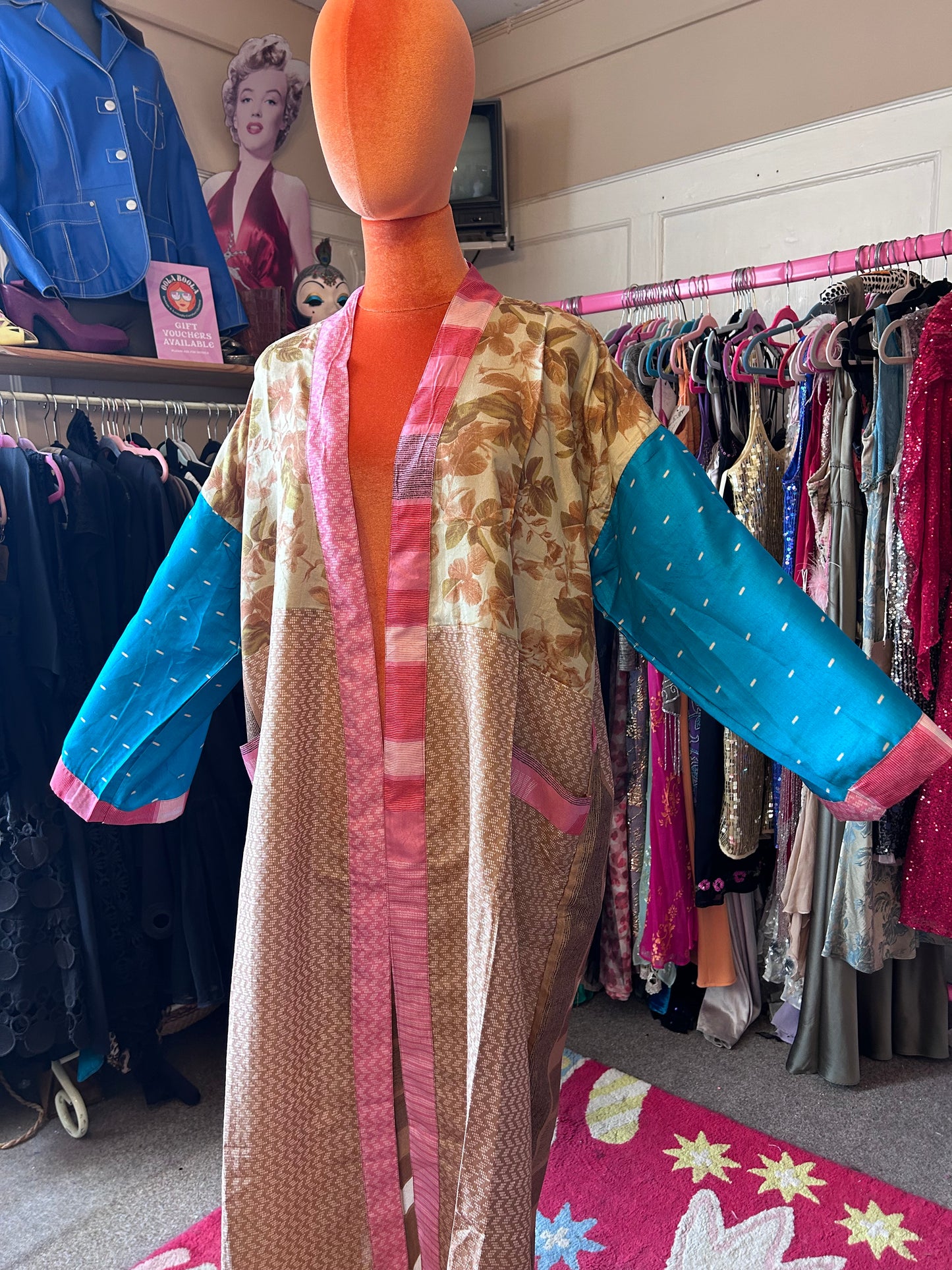 Vintage sari kimono
