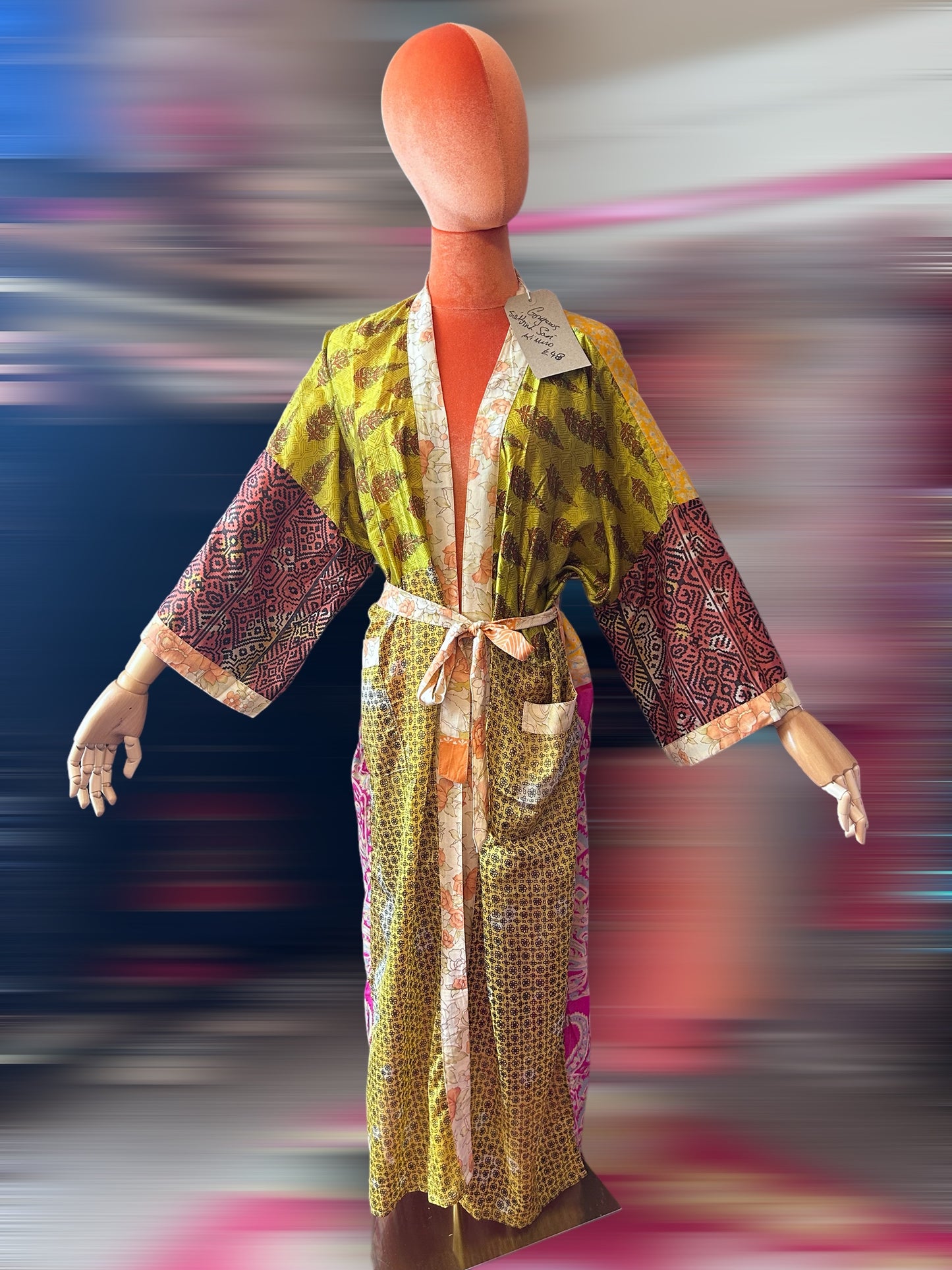 Silk Sari kimono