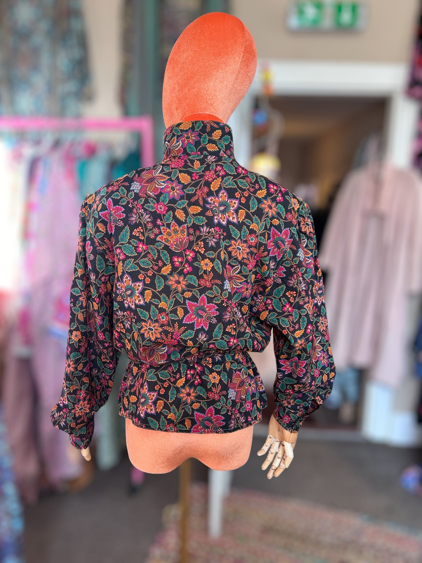 Jaeger vintage peplum blouse