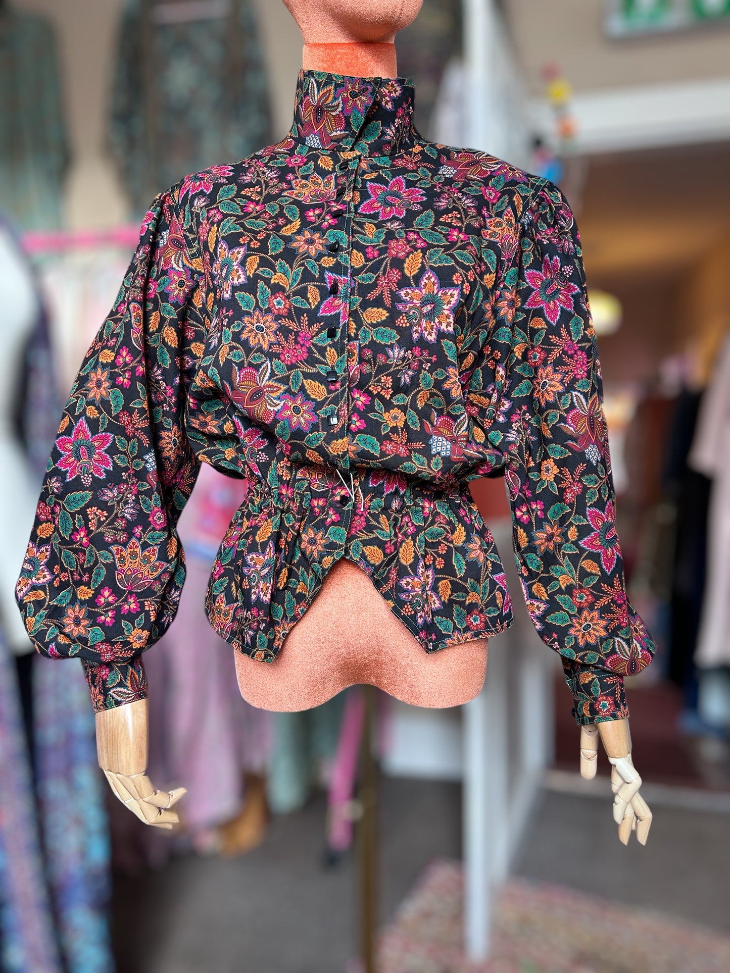 Jaeger vintage peplum blouse