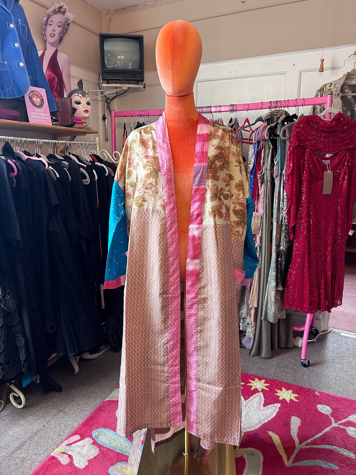 Vintage sari kimono