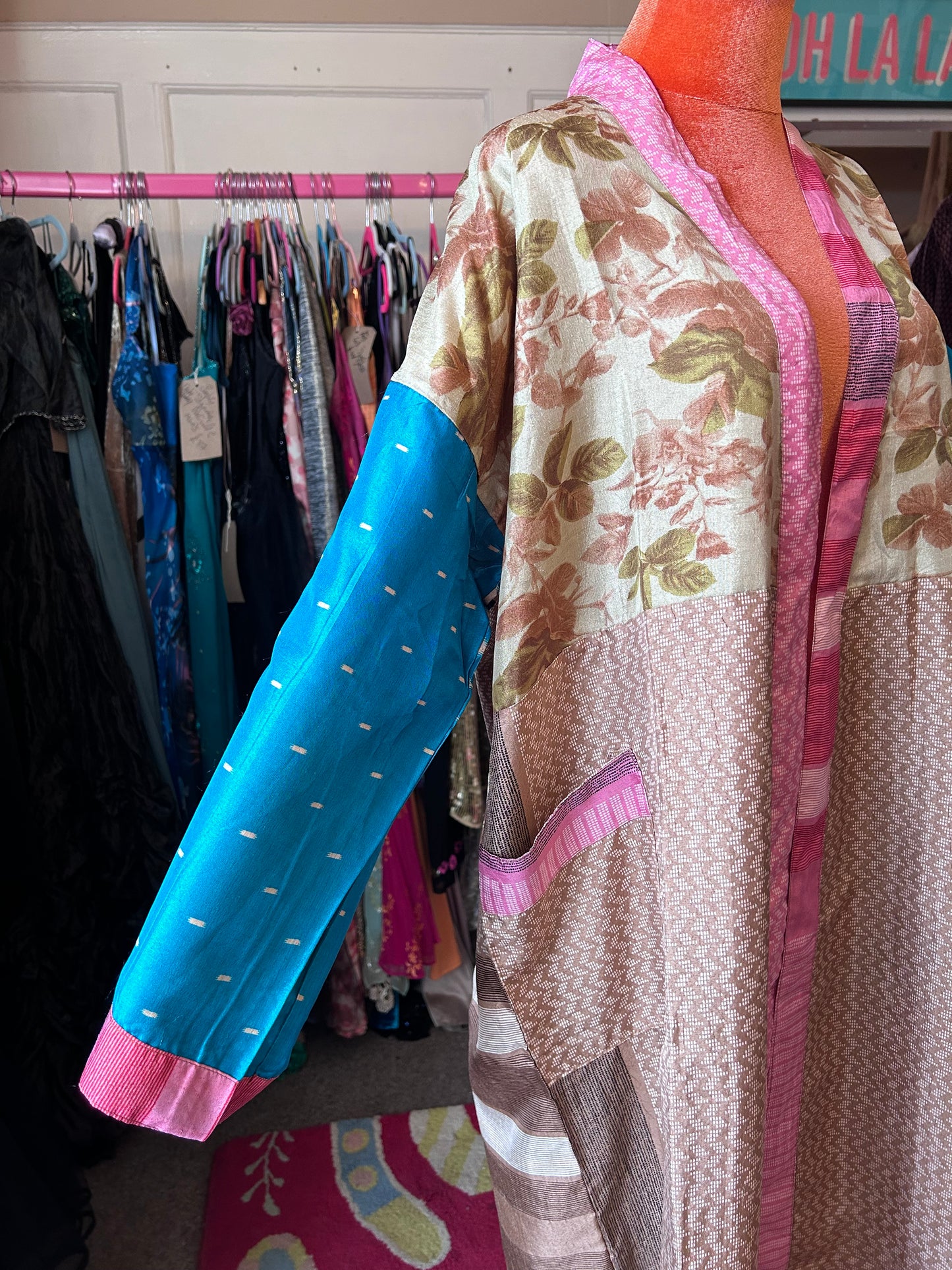 Vintage sari kimono