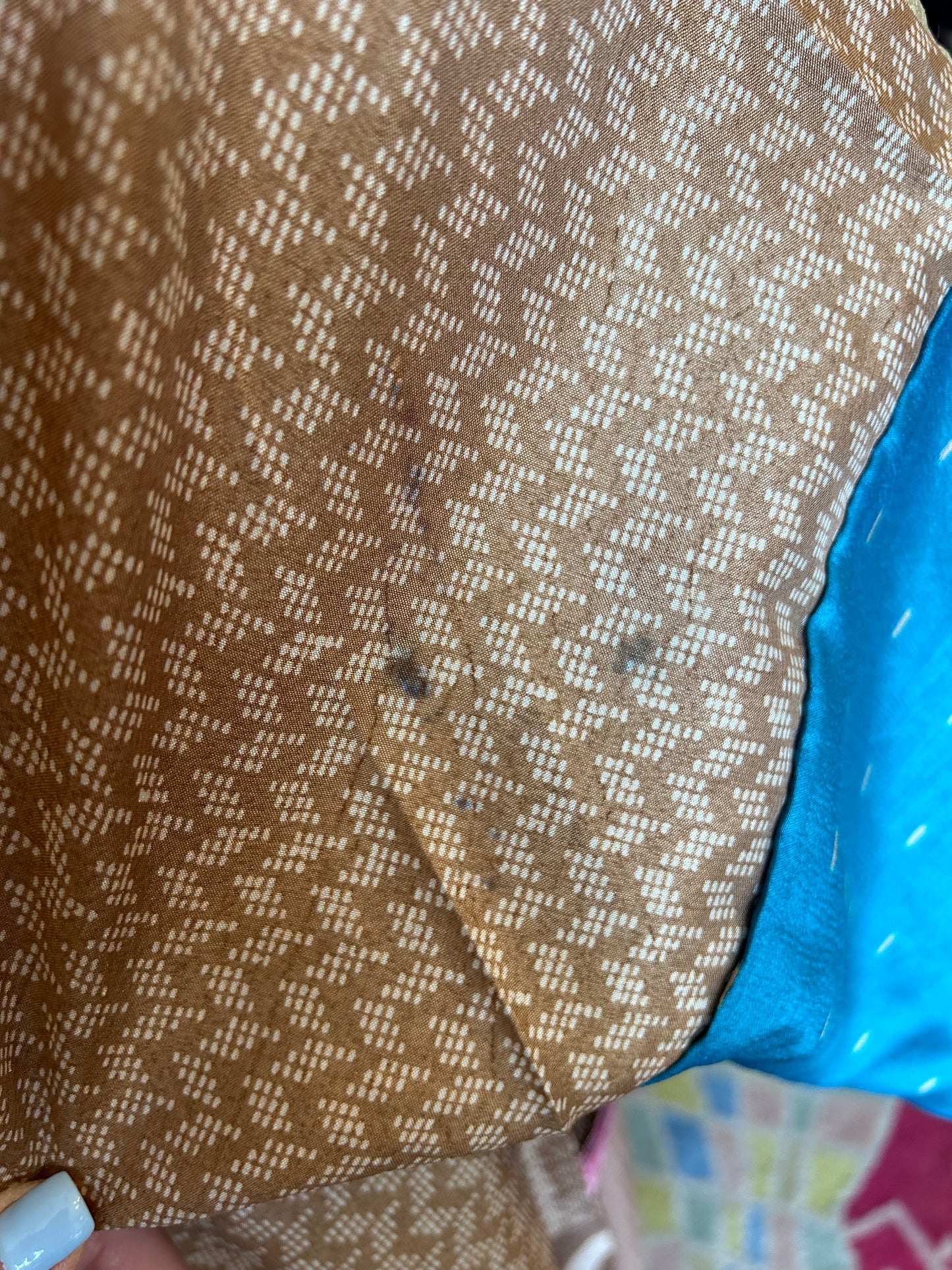 Vintage sari kimono