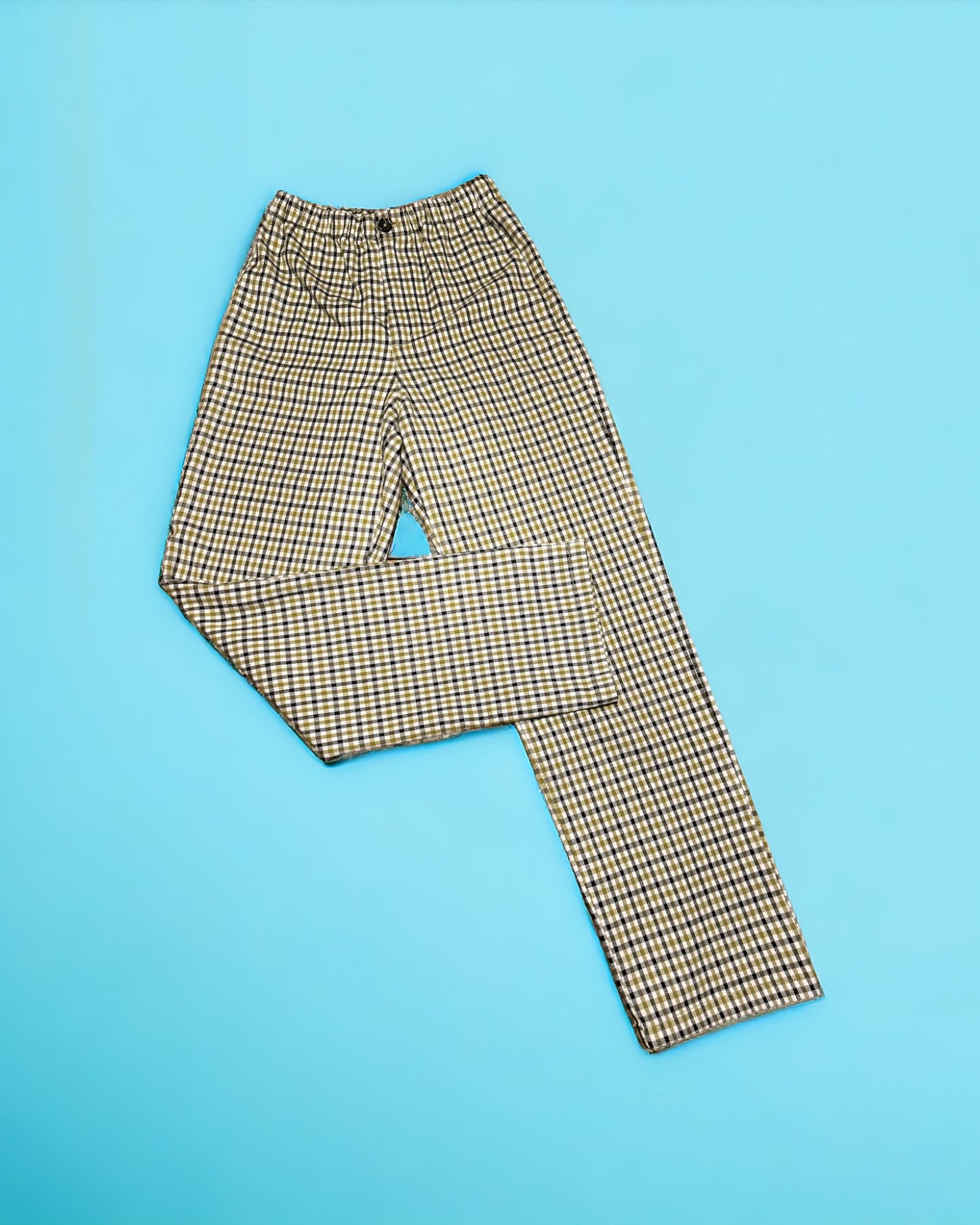 Check trousers